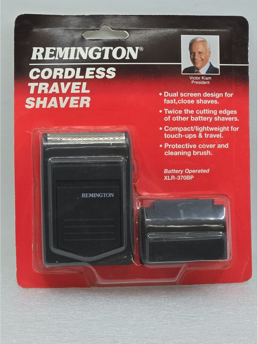 REMINGTON Cordless Travel Shaver XLR-370BP Battery Operated Vintage 1991 New